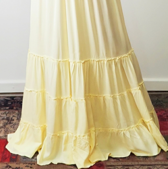 Wildflower Halter Maxi Dress- Cream - Picture 7 of 8